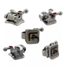 Orthodontic Self-ligating Brackets Ceramic Metal Braces Empower Clear Roth MBT
