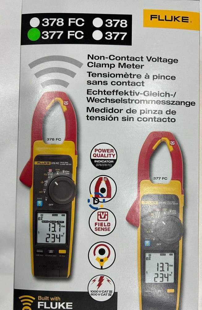 New Fluke 377FC CLAMP METER