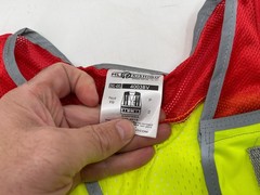 ML Kishigo Fire Department Neon Yellow Safety Vest Size 2XL-4XL