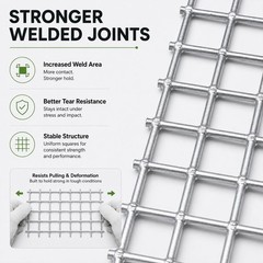 GoldPeak 1/4 inch Wire Mesh Hardware Cloth 24 in. x 100 ft. 23 Gauge | Hot-di…