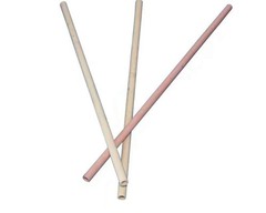 1 x300mm Single Hole Alumina Ceramic Tube Insulation Resistance High Temperature