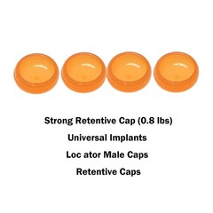 US Dental Locator Abutment& Male Cap Inserts Kit For Osstem Hiossen Mini/Regular