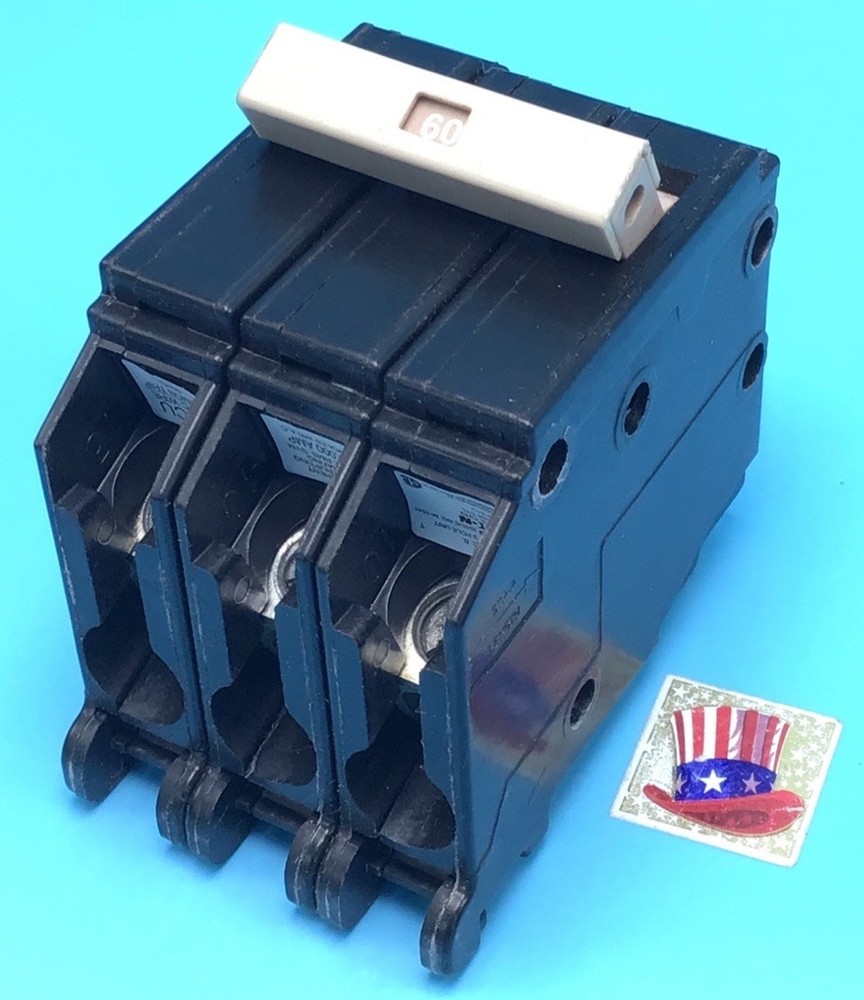 New ORIGINAL Circuit Breaker Eaton Cutler Hammer CH360 60 Amp 3 Pole 240V