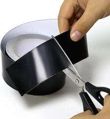 Black Aluminum Foil Tape Black Adhesive Aluminum Foil Tape High Temp Heavy Duty