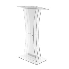 Plexiglass Clear Christian Lucite Church Pulpit Lectern Trinity Podium