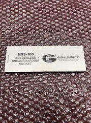 Used Global Specialties UBS-100 Solderless Breadboard, 840 Tie-points
