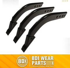 3PK Box Blade Ripper Shank, 18″ Box Blade Ripper Teeth 4 Holes Scarifier Shanks