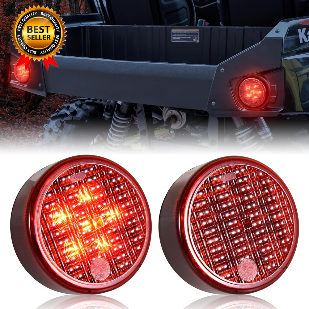 Tail Light for Teryx, LED Red Brake Stop Rear Lights for Kawasaki