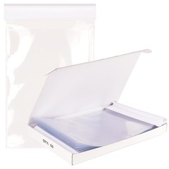 50 Pack Clip on Form Holder 50 Pack, PVC Buyers Guide Holder 9″ x 13″ Clear P…