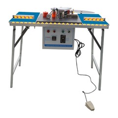 USED! Automatic Straight/Curve Edge Banding Machine With Stand Platform 110V
