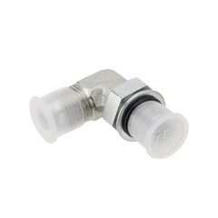 5 Pack 90 Degree Elbow Hydraulic Hose Fittings: 3/8″ JIC 37° Male X #6 SAE/ORB