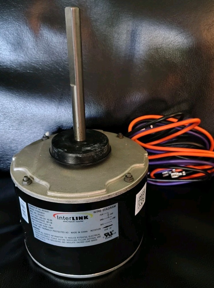 ClimaTek Upgraded Condenser Fan Motor fits Lennox Armstrong Ducane 65G60 65G6001