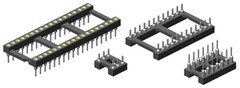 IC SOCKET THROUGH HOLE DIP