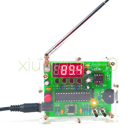 Digital Tube Display FM Digital Radio Electronic 87.5-108MHZ DIY KIT NEW