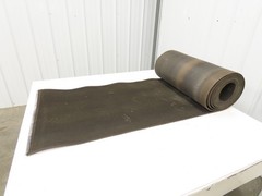 24″W x 20′ Rough Grip Top Rubber Conveyor Belt 2-Ply Black 20′ Length