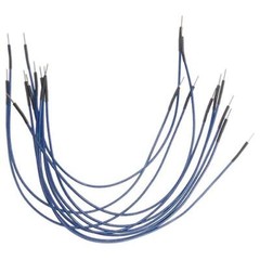 50 Piece Set of Male to Male Jumper Wire, Lengths of 2″ to 8″, Assorted Colors