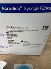 PALL 4658 Acrodisc 32mm PF Syring Filter 0.8/0.2um Super Membrane 30 PAC