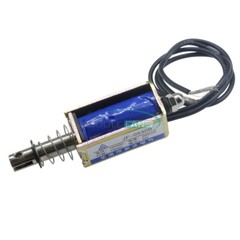 DC12V 300mA 5N/10mm Precise Pull-Push-Type Solenoid Electromagnet JF-0530B
