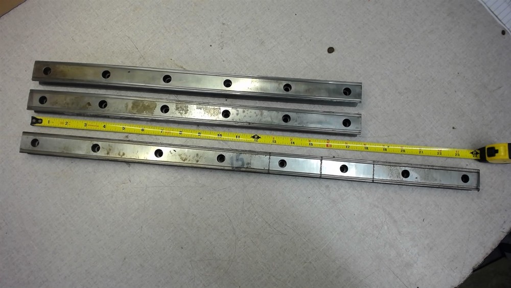 Lot Of 3 Linear Guide Rails-Assorted Lengths