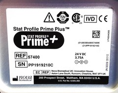 Nova Biomedical STAT PROFILE PRIME PLUS Whole-Blood Critical Care Analyzer 57400