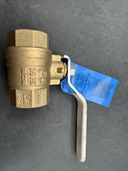 New Nibco Lead Free Brass Two-Piece Full Port Ball Valve 1″ TFP600A-LF