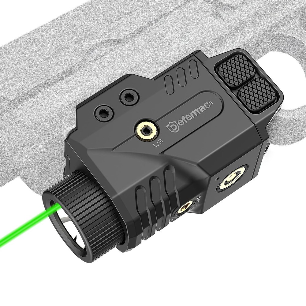 DEFENTAC 800lm Pistol Light with Green Beam for and Combo