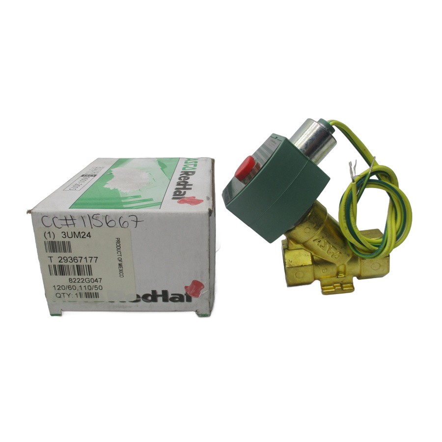ASCO 8222G047 110/120V 2-125PSI 1/2″ NSMP