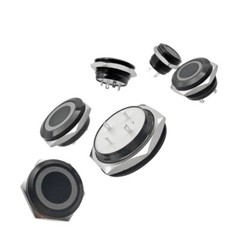 Short Mini Push Button Switch Electric Power Led Light Momentary Pressure Switch