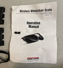 Rice Lake D300 Portable Wireless Wheelchair Scale 800 lbs – Mint