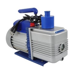 110V 9.6 CFM 1 HP Dual-Stage Rotary Vane HVAC Air Vacuum Pump For R12 R22 R134a