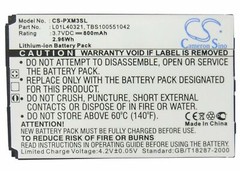800mAh Battery for Pioneer GEX-XMP3, XMP3i, XMP3H1, XM-6900-0004-00 L01L40321