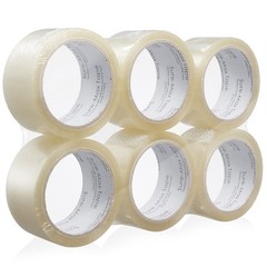 Sure-Max Premium Carton Packing Tape 2.0 mil 165 Feet (55 Yards) – Clear – 6 …