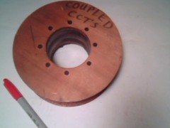 Vintage Coupled CCTs COIL Copper 7.5 lbs 3.5 kg huge old massive 100 years old