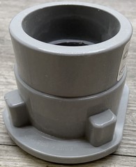 Infinity Drain CDP 22 Clamp Down Drain PVC Throat 2” Outlet Gray