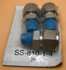 SWAGELOK SS-810-1-4 MALE CONNECTOR 1/2″ TUBE OD X 1/4″ MALE NPT – LOT OF 3PCS