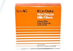 6-1/2″ Milk Filter Disks Non-Gauze 100pk D110 1
