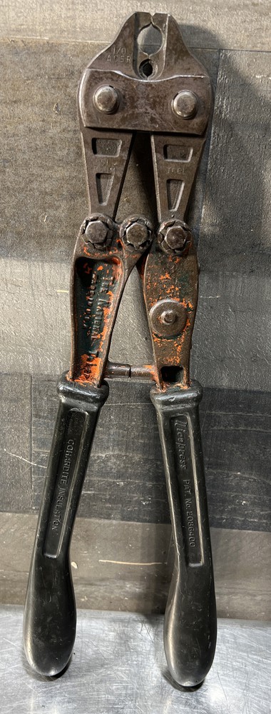National Telephone Supply Co. Nicropress 51 plum Oval Manual Swaging Tool. ID #2