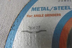 *LOT OF 5* CGW 7″X 1/4″X 7/8 STONE/CONCRETE GRINDING WHEELS A24RBF P/N 35640