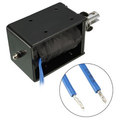DC 12V 10A 6W 80N 20mm Pull Push Type Linear Motion Solenoid Electromagnet