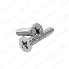 304 Stainless Steel Phillips Countersunk Flat Head Screws 2# 4# 6# 8# 10# 1/4
