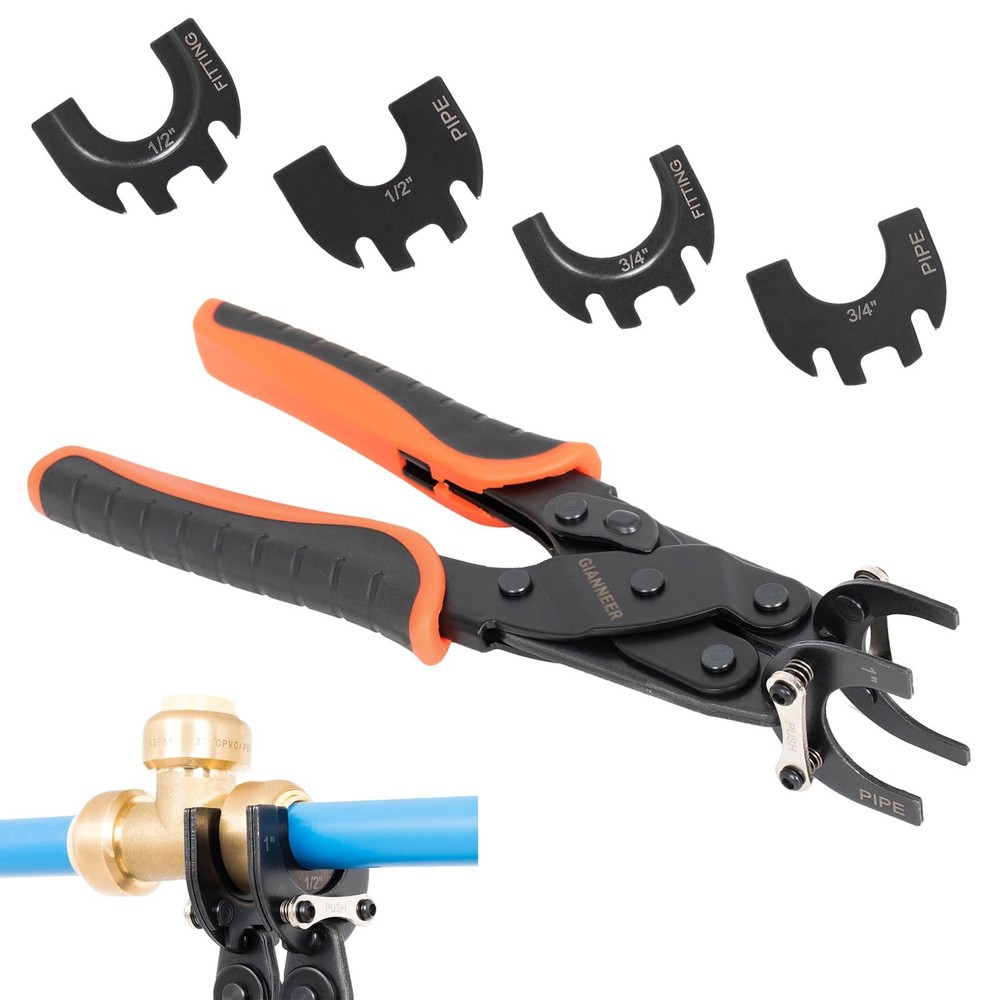 Push to Connect Removal Tool For 1/2”, 3/4”, 1” Push Fitting Pex Removal Tool