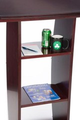 Returned Item! Wood Acrylic Podium Church Pulpit Lectern Curved School Event