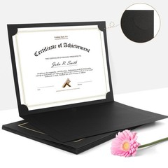 Golden State Art, Pack of 25, 8.5X11 Photo Folders, Cardboard Picture Frame, …