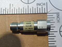 One WEINSCHEL 4K57-233 SMA RF 16dB ATTENUATOR DC-18GHz 0.5W