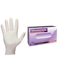 Shamrock Medical Glove, Powder Free, Slick Surface Latex, Natural – 100pcs