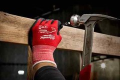 Milwaukee 48-22-8903B Cut Level A1 Nitrile Dipped Gloves, SMARTSWIPE, S-2XL, Dz