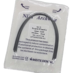 Dental Orthodontic Niti Arch Wire Super Elastic Natural Nature Form Round