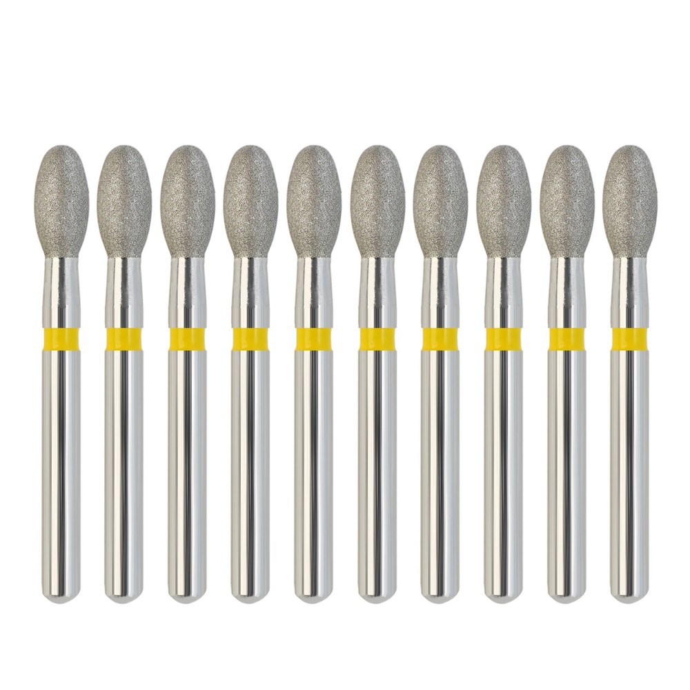 Multi-Use Football Diamonds Burs FG 379/023XF Egg Extra Fine Grit Friction Grip