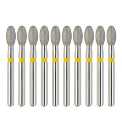 Multi-Use Football Diamonds Burs FG 379/023XF Egg Extra Fine Grit Friction Grip
