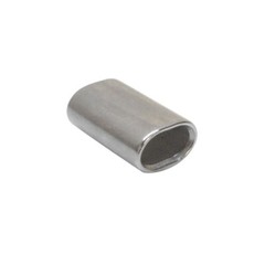 Stainless Steel Wire Rope Oval Sleeves Oval Crimping Sleeves With Chamfer
